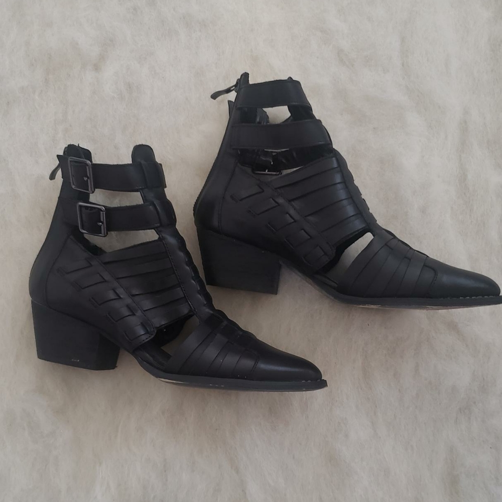 Edgy booties